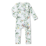 EUCALYPT ORGANIC ZIP ROMPER