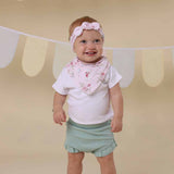 TEA PARTY ORGANIC DRIBBLE BIB