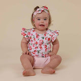 STRAWBERRY ORGANIC FRILL TEE