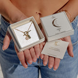 PURE NECKLACE - GOLD & ROSE QUARTZ