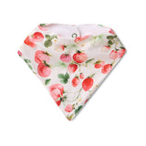 STRAWBERRY ORGANIC DRIBBLE BIB