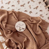HAZELNUT KNIT BABY BLANKET