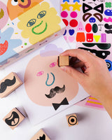 STAMP KIT - COOL FACES