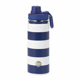 INSULATED WATER BOTTLE - NAVY STRIPE