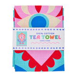 FIESTA HEART COTTON TEA TOWEL