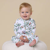 EUCALYPT ORGANIC ZIP ROMPER