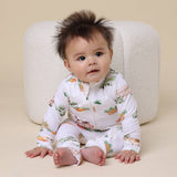 FARM ORGANIC ZIP ROMPER