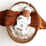 KOALA ORGANIC SWADDLE & BEANIE SET