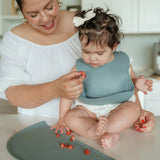 SILICONE BIB - PEACH