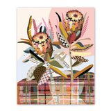 PAINT BY NUMBERS - 'TWO PROTEAS'