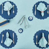 SCALLOP EDGE NAPKIN RINGS