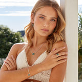 ASTERIA NECKLACE - SILVER & AFRICAN JADE