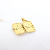 ATHENA LOCKET - GOLD & TIGERS EYE