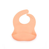 SILICONE BIB - PEACH