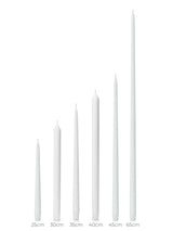 35CM TAPER DINNER CANDLE - VARIOUS COLOURS