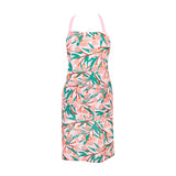 BLOSSOM BRANCHES LINEN APRON