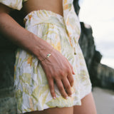 RAY OF LIGHT BRACELET - GOLD & GREEN AMAZONITE (Copy)