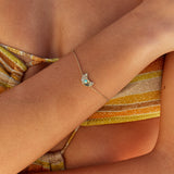 RAY OF LIGHT BRACELET - GOLD & GREEN AMAZONITE (Copy)