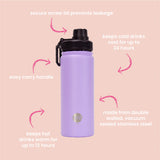 INSULATED WATER BOTTLE - MAGPIE FLORAL