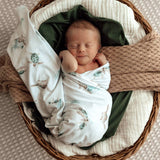 TURTLE ORGANIC STRETCH WRAP & BEANIE SET