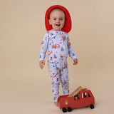 TO THE RESCUE ORGANIC ZIP ROMPER