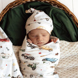 VINTAGE CARS ORGANIC MUSLIN WRAP