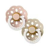 BIBS Boheme Glow Dummies Blush/Vanilla 2 pack