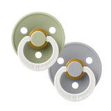 BIBS Glow Dummies Sage/Cloud Round 2 pack