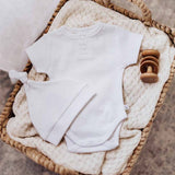 MILK RIBBED ORGANIC KNOTTED BEANIE