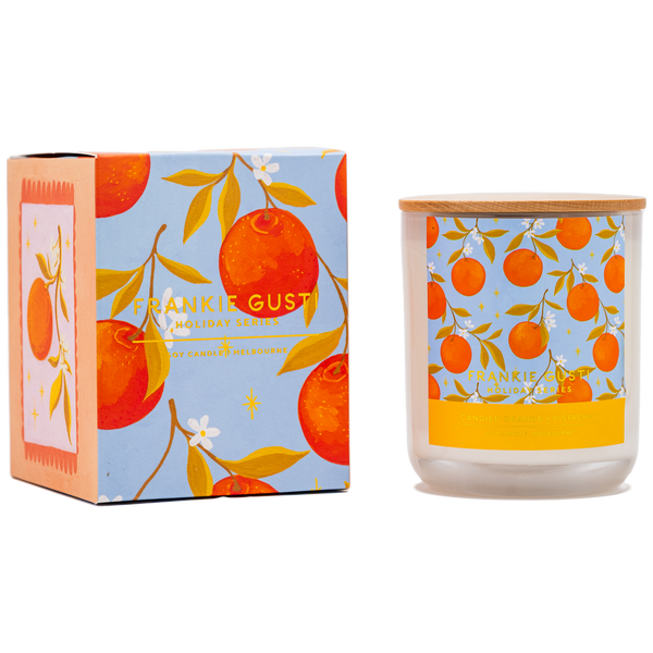 HOLIDAY SERIES CANDLE - CANDIED ORANGE & PISTACHIO