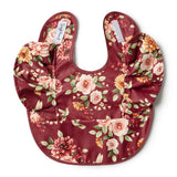FLORAL FLUTTER WATERPROOF FRILL BIB