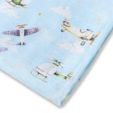TAKING FLIGHT ORGANIC MUSLIN WRAP