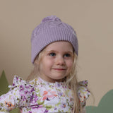 LAVENDER ORGANIC KNIT BEANIE