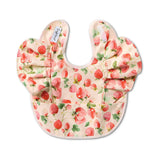 STRAWBERRY FRILL WATERPROOF BIB