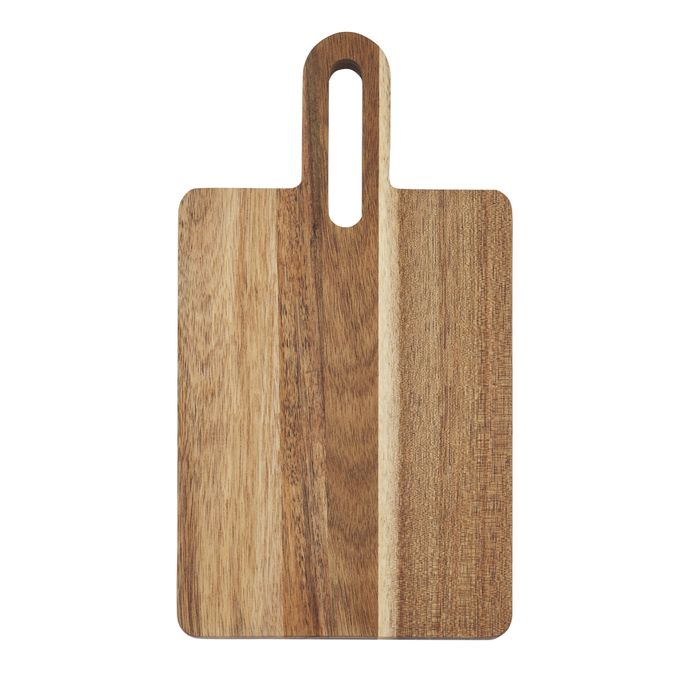 Wooden Board Rectangle Small Black Cockatoo Acacia 25x20cm - Ngarga Warendj main image 1