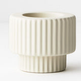 PALINA TEA LIGHT CANDLE HOLDER - IVORY