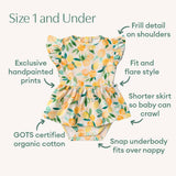 SUNNY CITRUS ORGANIC DRESS