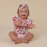 STRAWBERRY ORGANIC FRILL TEE