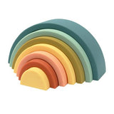 SILICONE RAINBOW STACKER - BLUEBERRY