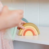 SILICONE RAINBOW STACKER - BLUEBERRY