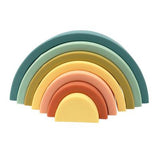 SILICONE RAINBOW STACKER - BLUEBERRY