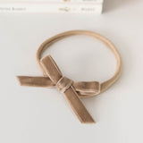 PETITE VELVET BOW HEADBAND (VARIOUS COLOURS)