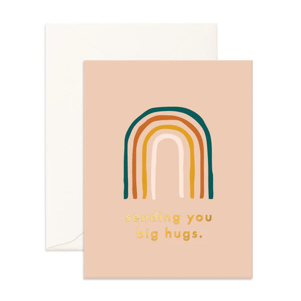 BIG HUGS RAINBOW CARD