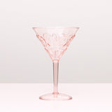 FLEMINGTON ACRYLIC MARTINI GLASS - PINK