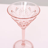 FLEMINGTON ACRYLIC MARTINI GLASS - PINK