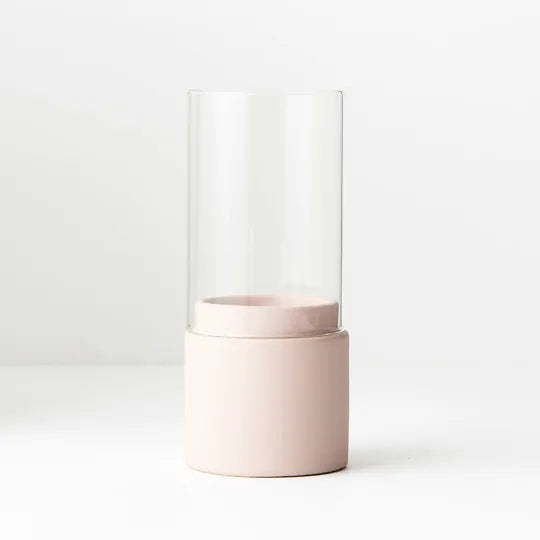 LINDIC CANDLE HOLDER - LIGHT PINK