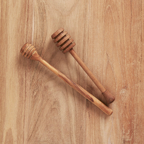 RECYCLED TIMBER HONEY DIPPER