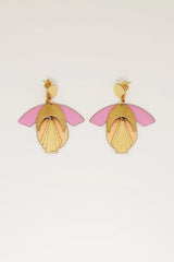 DIETY EARRINGS - ORCHID/PEACH
