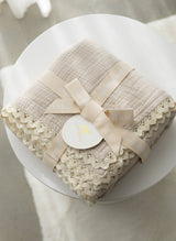 CLASSIC MUSLIN BLANKET - OATMEAL