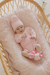 SHE'S HERE KNIT ROMPER - PINK